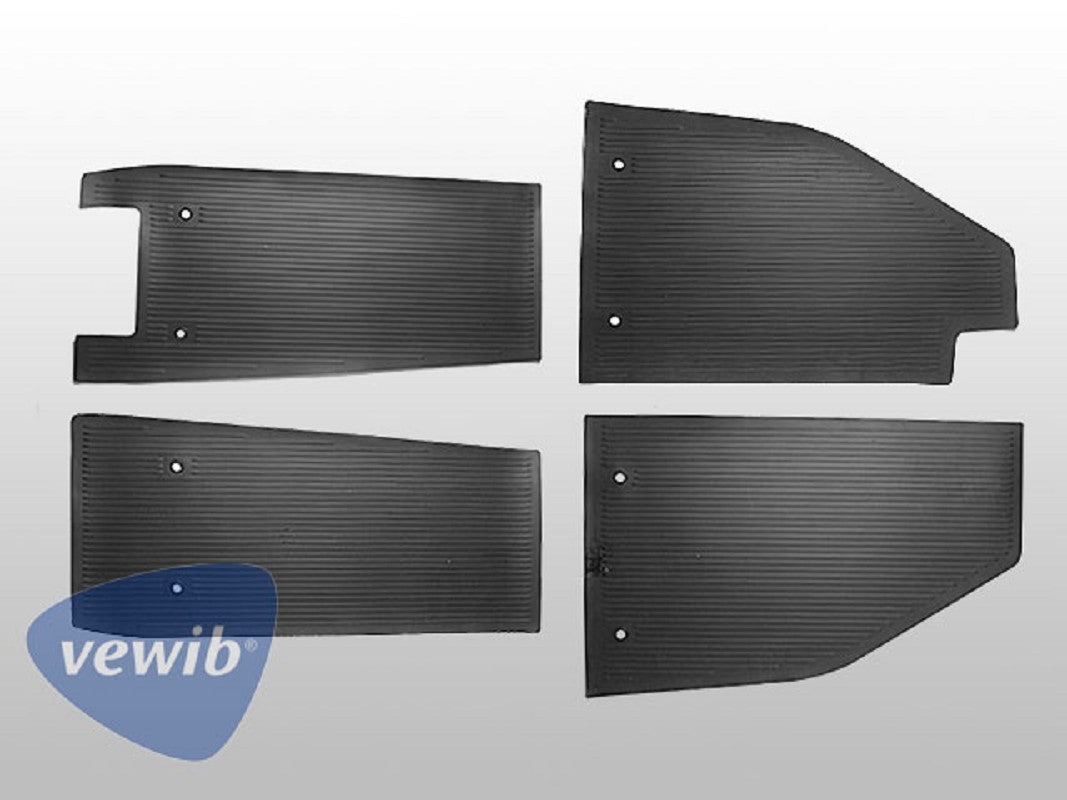 Gummimattensatz, schwarz, ab 08.55