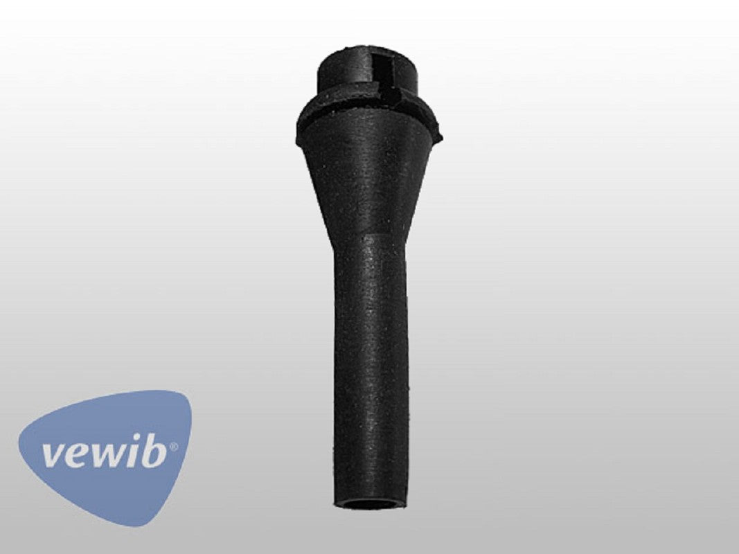 Wasserablauftülle/Gummirohr im Scheinwerfertopf