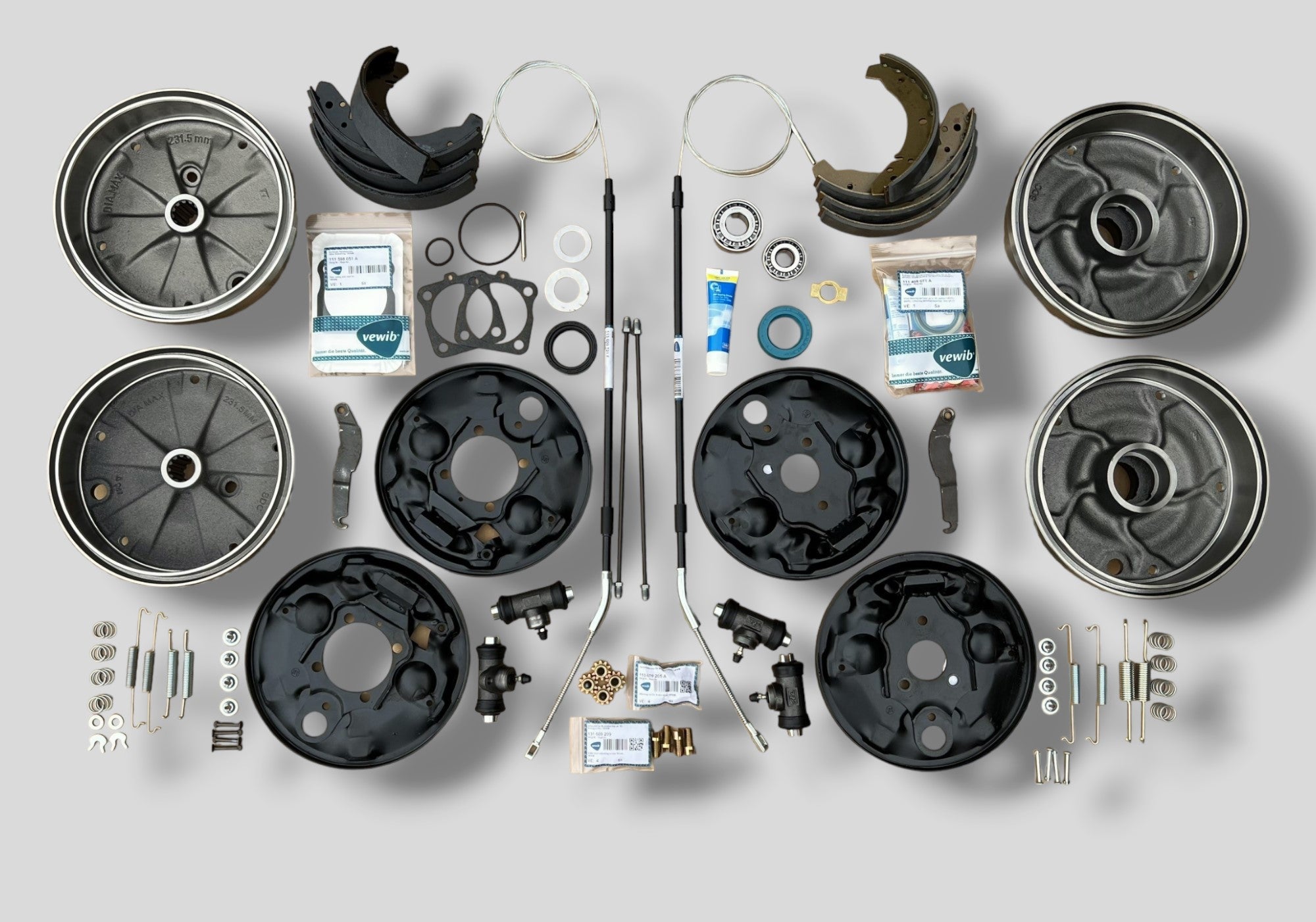 Bremsanlagen-Umrüstsatz, bis 07.57