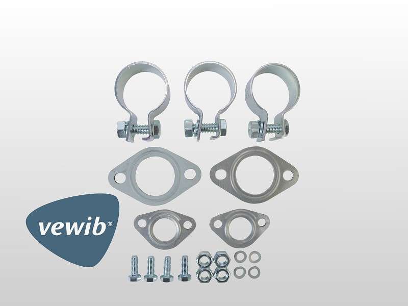 Anbausatz für Einrohr - Auspufftopf bis 07.55 - Peter Ebeling Ersatzteile