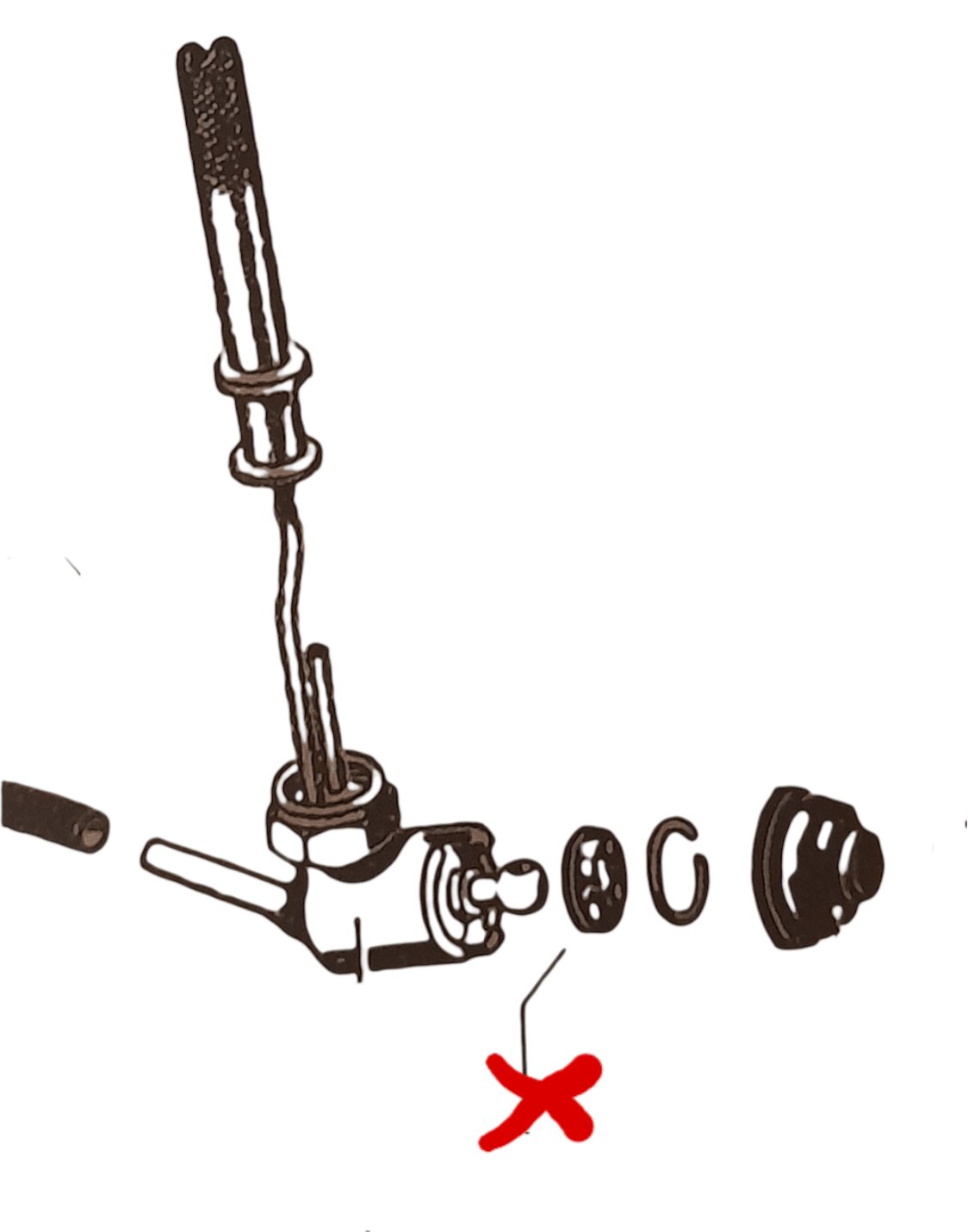Finde Dichtung für Benzinhahn, ab '56, innen und weitere VW Käfer Ersatzteile bei Peter Ebeling Ersatzteile