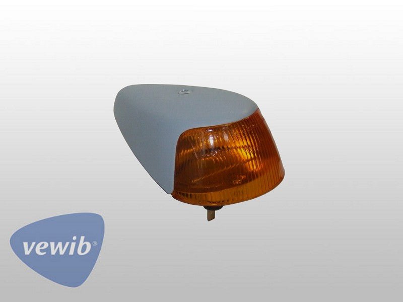 Blinkleuchte, breit, grundiert