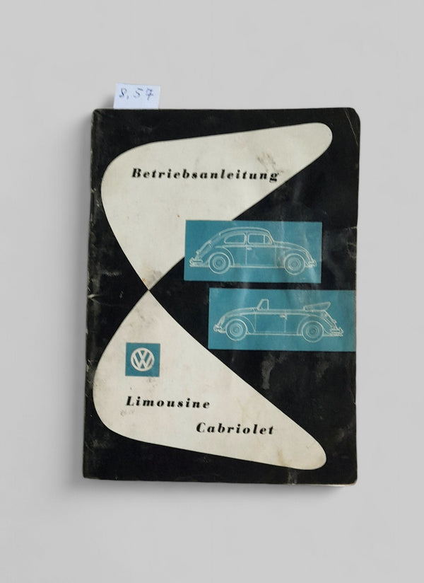 Betriebsanleitung f. Käfer, August 1957 - Peter Ebeling Ersatzteile