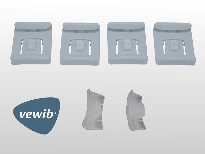 Gleitstücke für Vordersitz, Satz, f. Käfer ab '81 - Peter Ebeling Ersatzteile