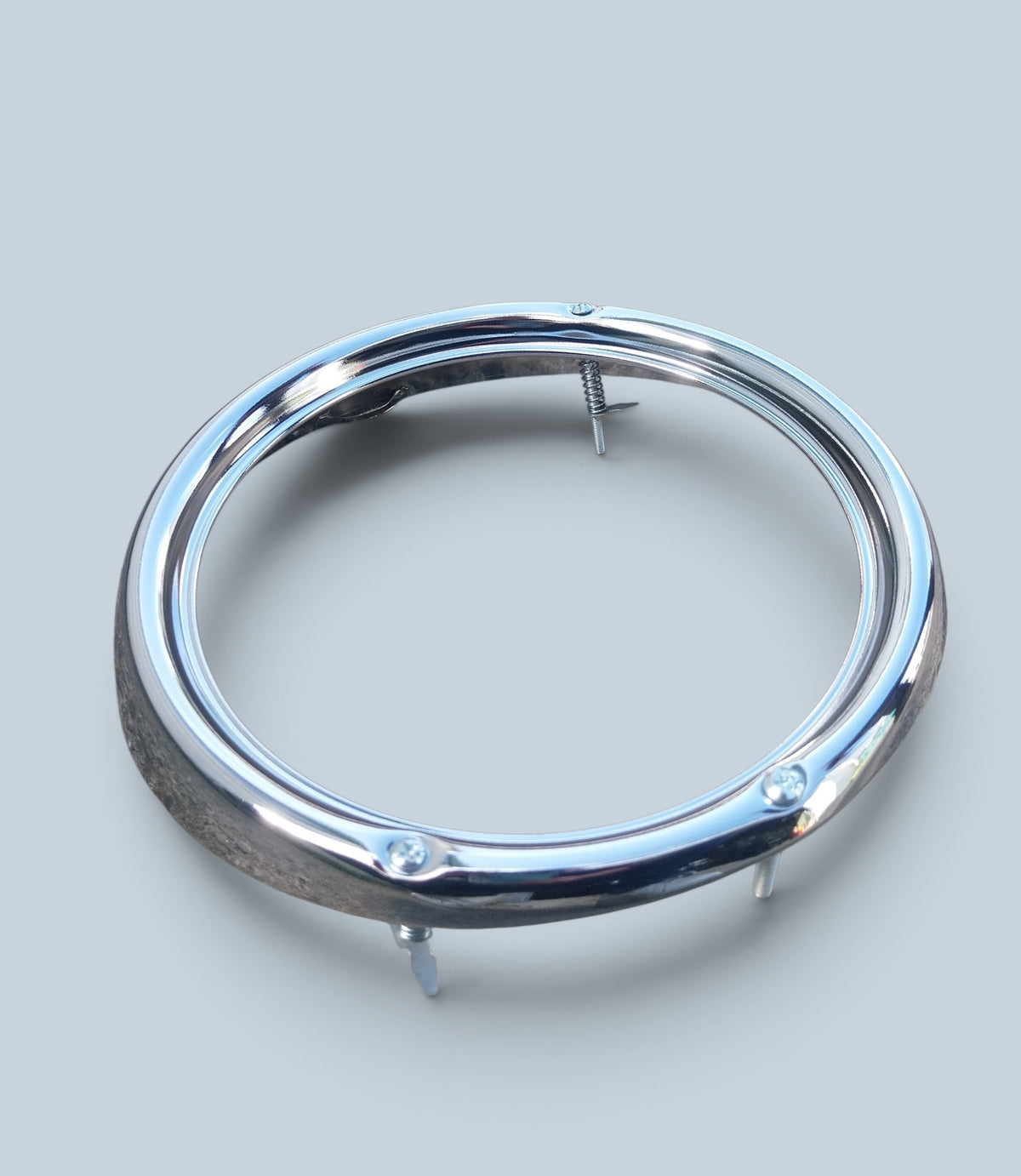 Chromring für Scheinwerfer, 3-Loch, '68-'73