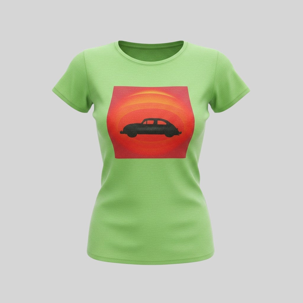 T-Shirt mit Käfermotiv, Damen, Kurzarm